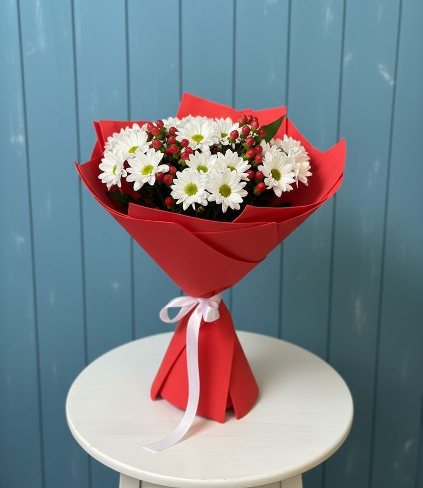 Букет цветов из: Хризантемы в Зязикове-Юрте