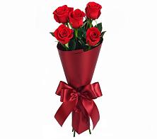 Букет 5 Красных роз Эдлесс Лав в Зязикове-Юрте