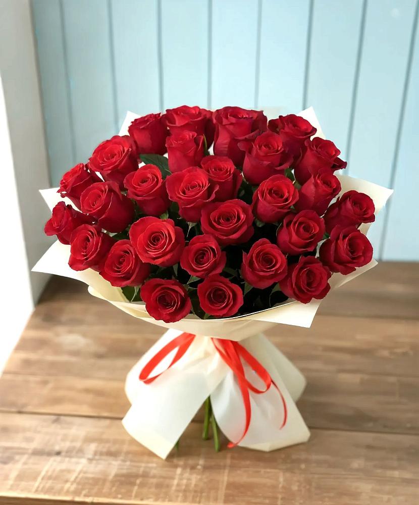 Букет 29 Красных роз в Зязикове-Юрте