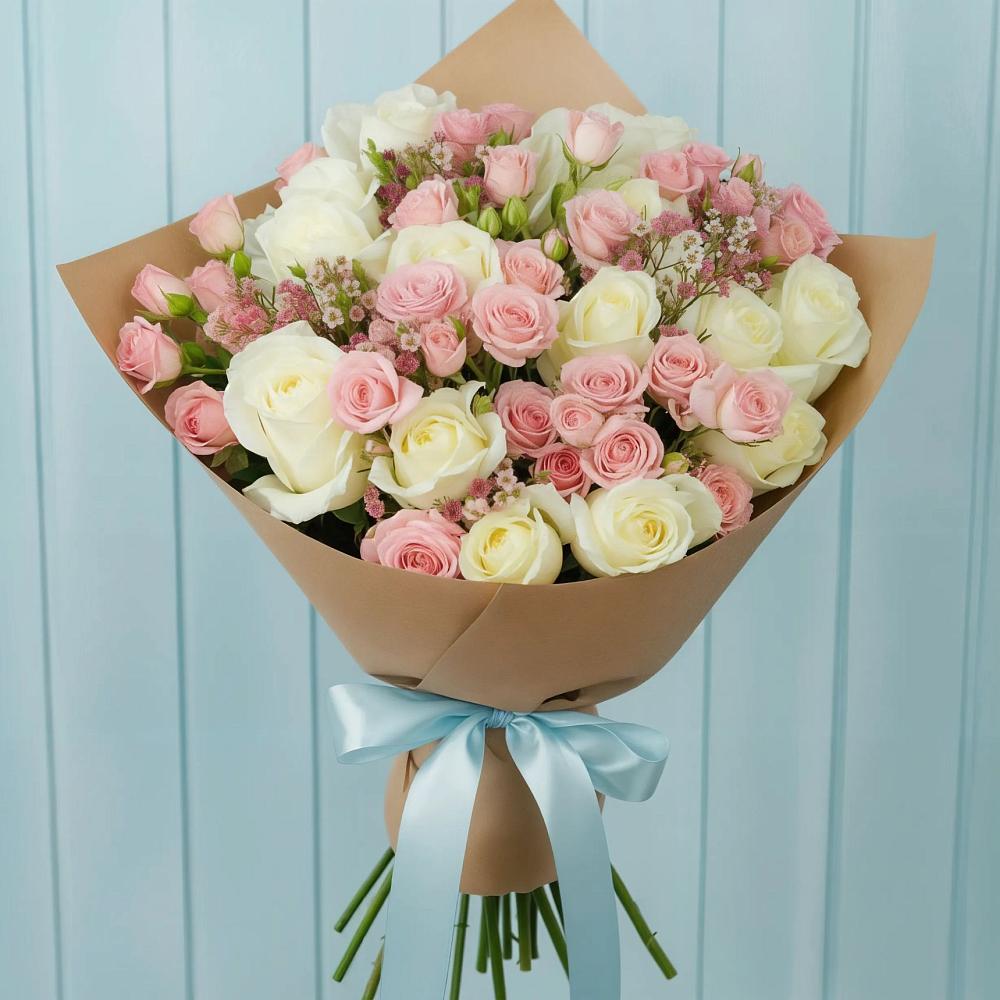 Букет цветов из: Розы в Зязикове-Юрте