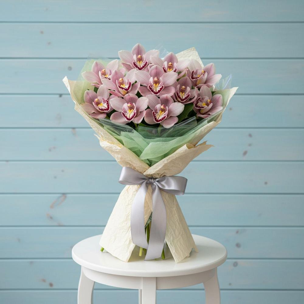 Букет цветов из: Орхидеи и Розы в Зязикове-Юрте