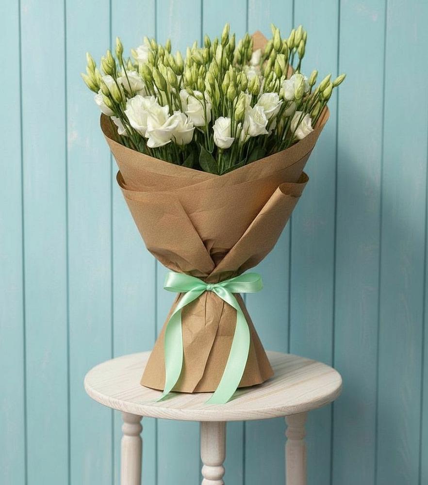 Букет цветов из: Лизиантусы в Зязикове-Юрте