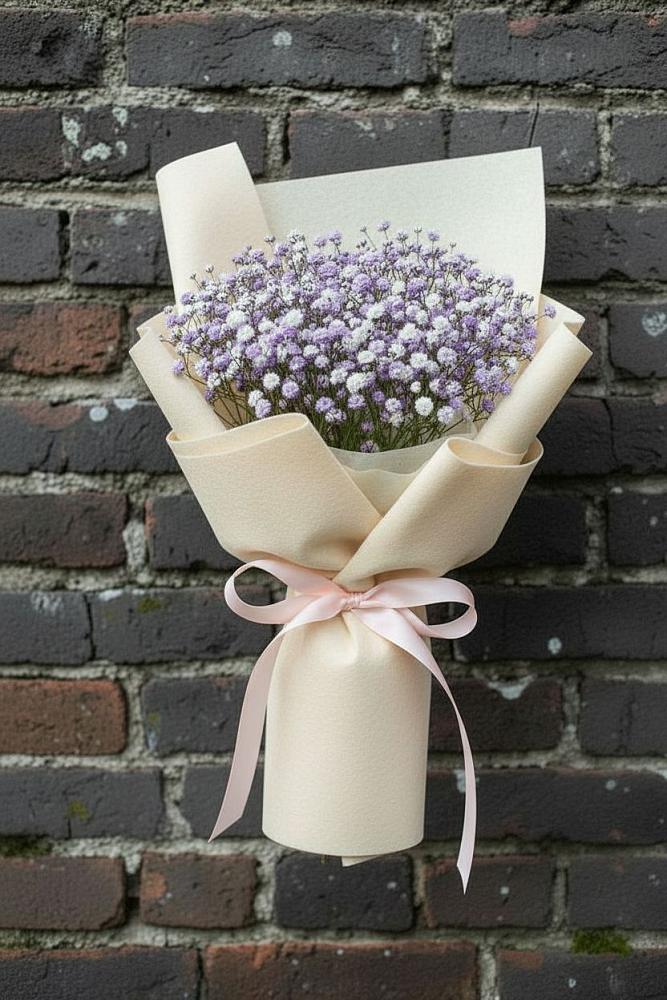 Букет цветов из: Гипсофила в Зязикове-Юрте