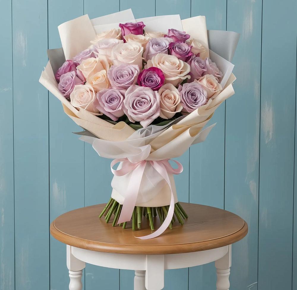 Букет цветов из: Розы в Зязикове-Юрте