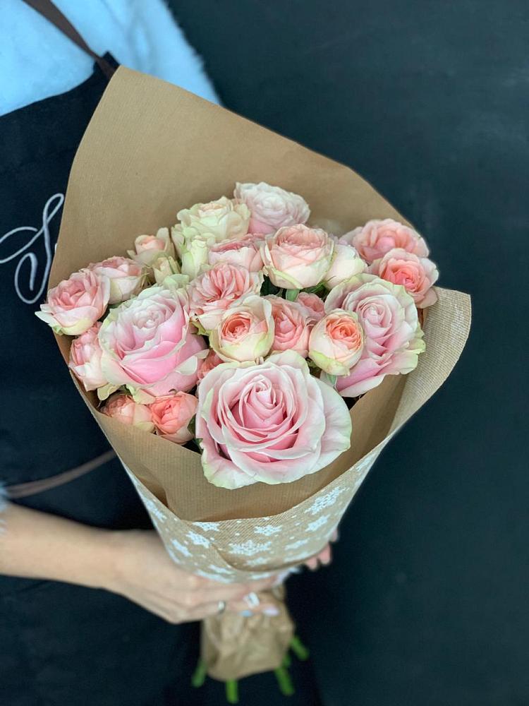 Букет цветов из: Хризантемы и Розы в Зязикове-Юрте