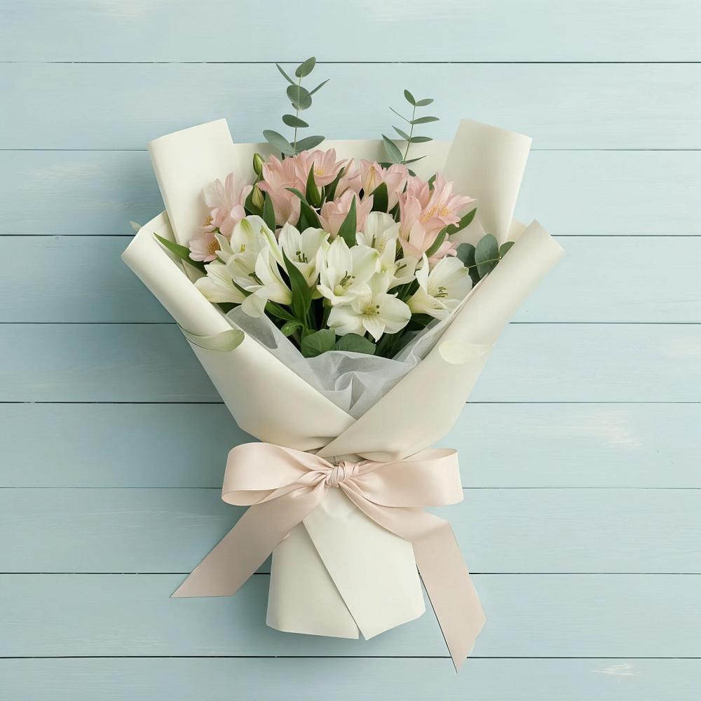 Букет цветов из: Альстромерии в Зязикове-Юрте