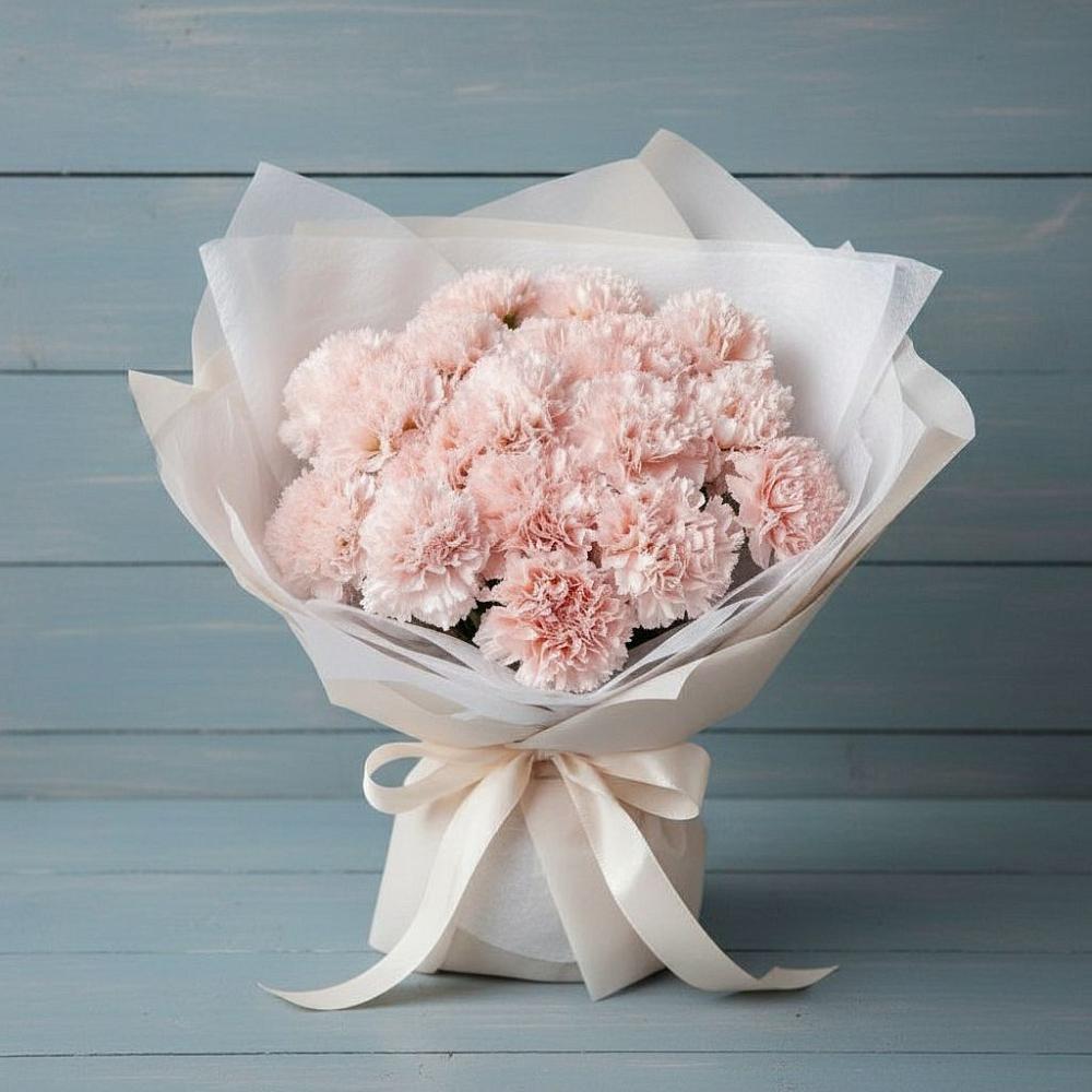 Букет цветов из: Гвоздики в Зязикове-Юрте