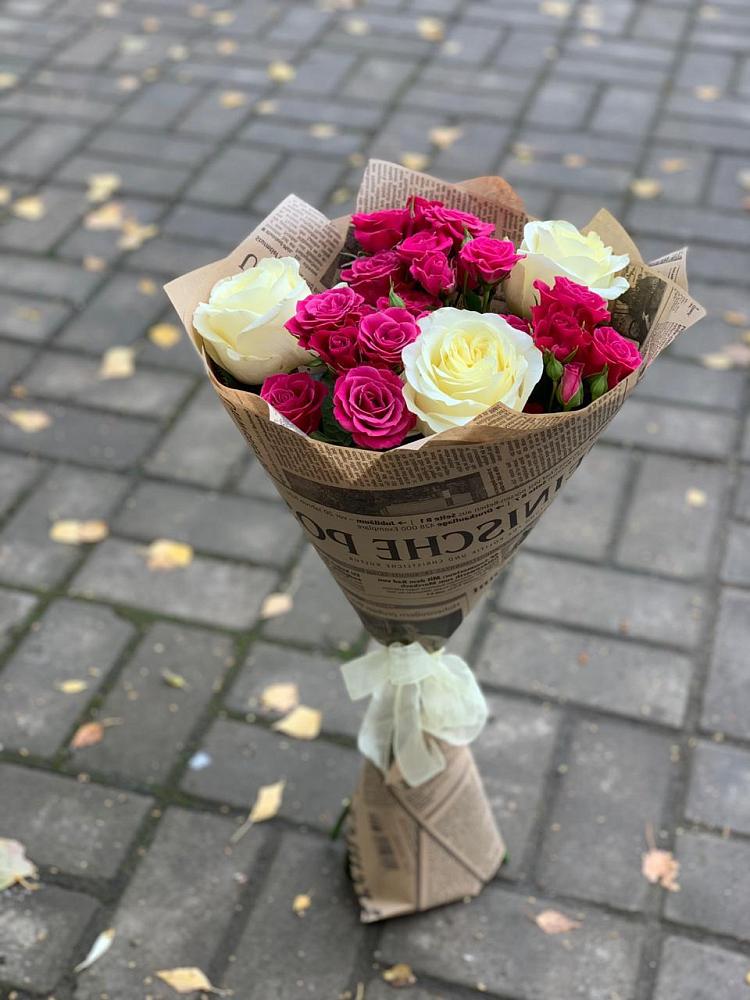 Букет цветов из: Розы в Зязикове-Юрте